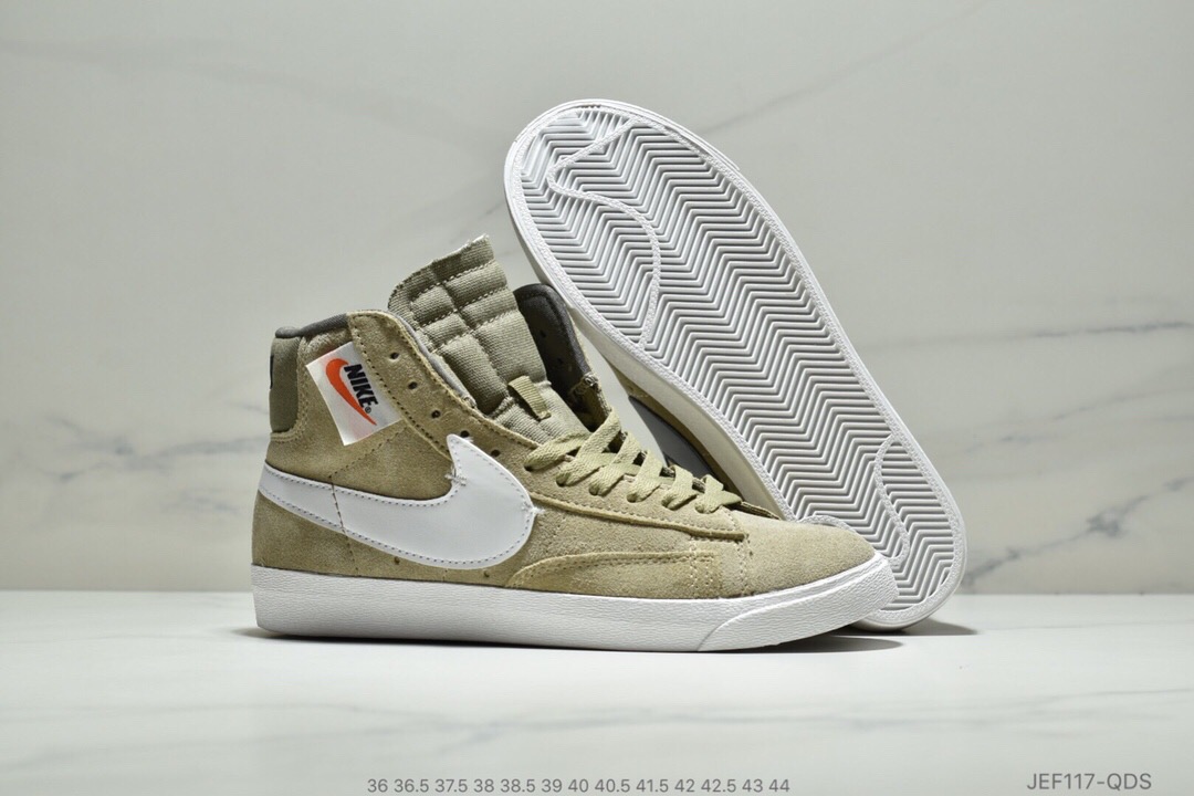 Men Nike Blazer Mid Redel Green White Shoes